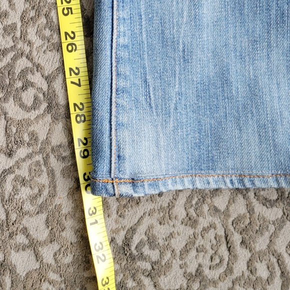 Red Engine Ruby Distressed Jeans Size 28 - Picture 11 of 14